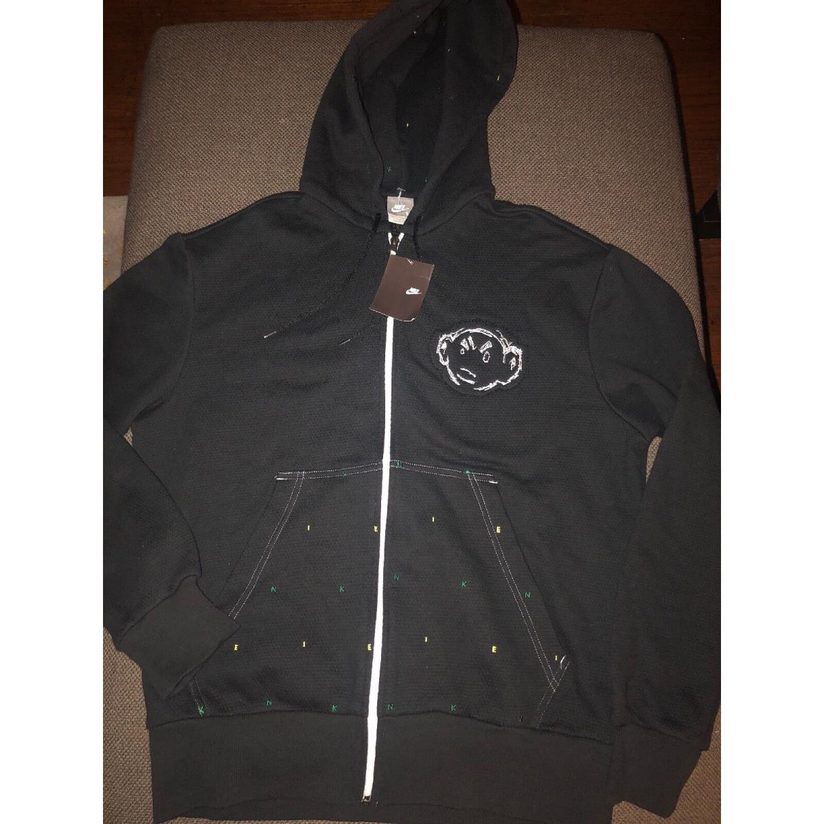 Nike Back To School Pack Hoodie From 2007 Full Zip Black sz M