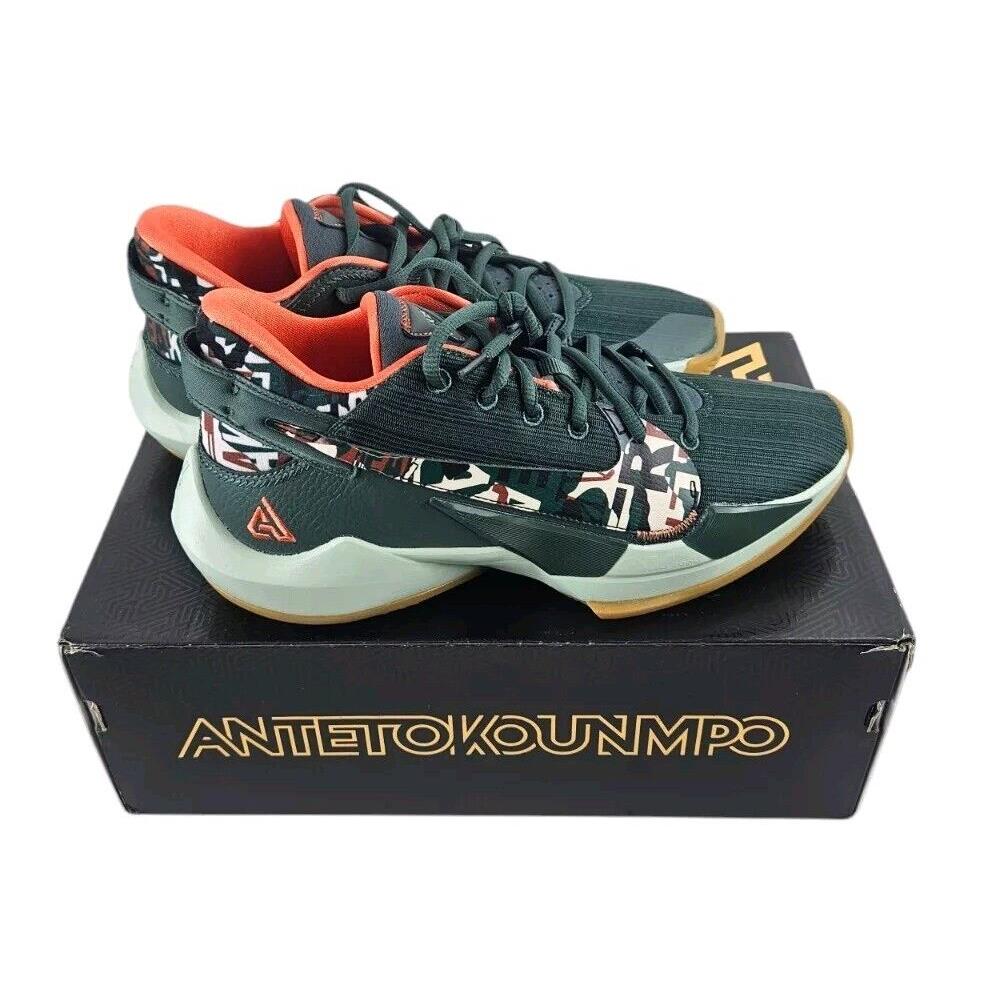 Nike Zoom Freak 2 Vintage Green Pistachio Frost DC9853 300 Size 8.0 - Green, Manufacturer: MULTICOLOR
