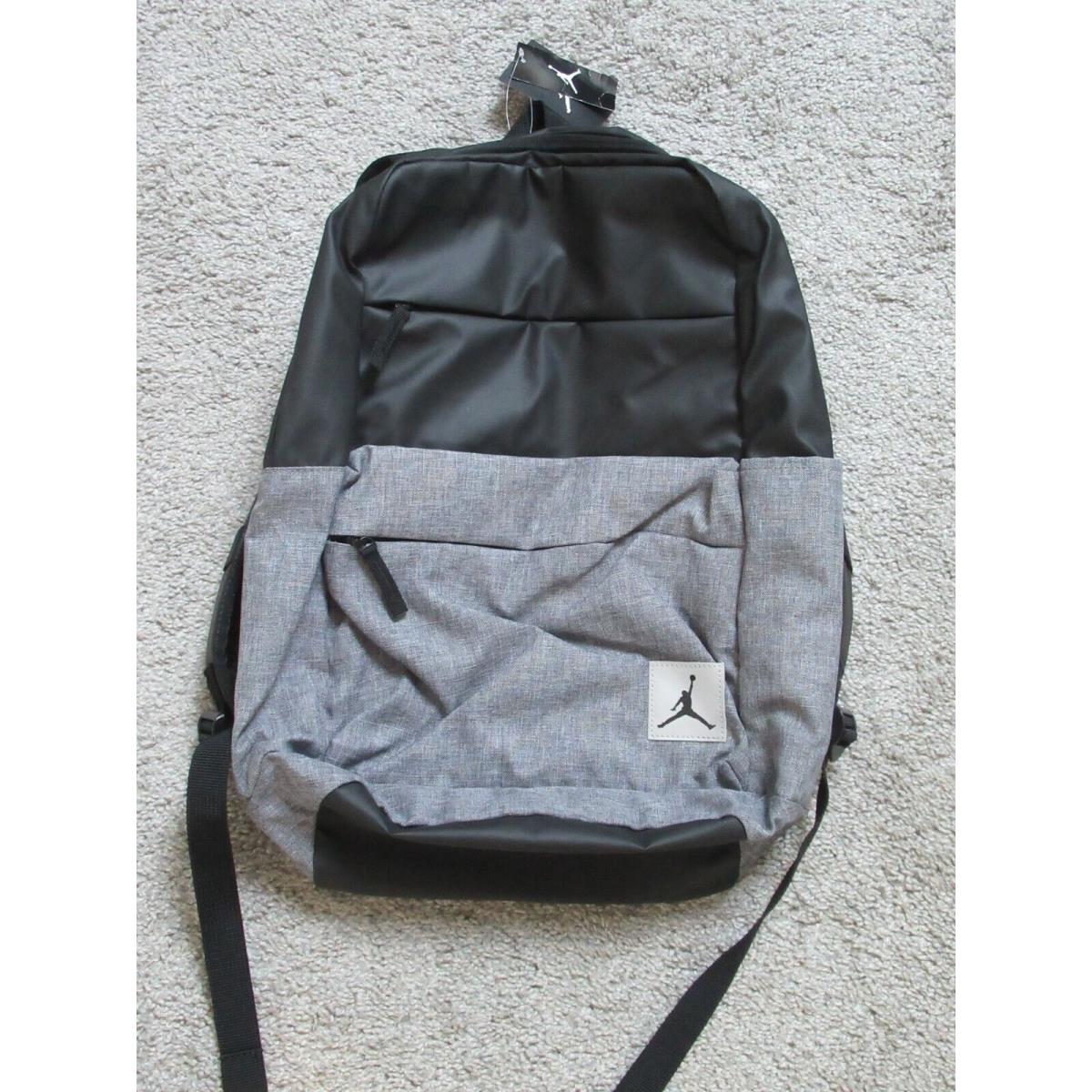 Nike Air Jordan Jumpman Backpack w/ Laptop Sleeve Black Gray