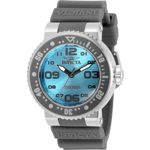 Invicta Women`s 32554 Pro Diver Quartz 3 Hand Ocean Blue Dial Watch