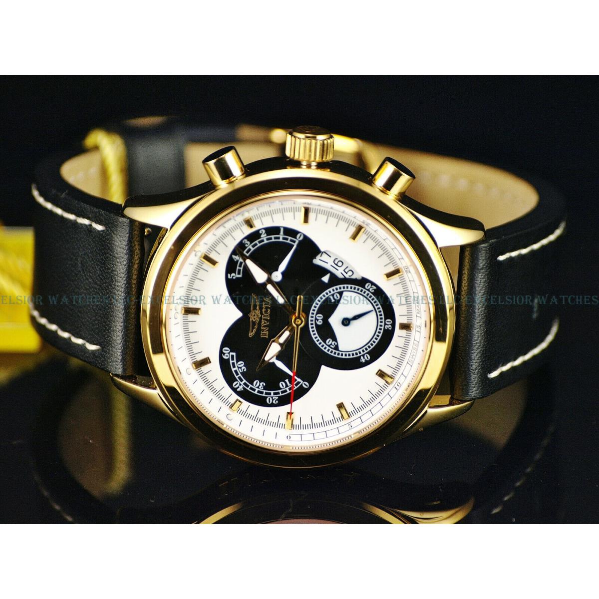 Invicta watch Retrograde Chronograph - Multicolor Dial, Black Band