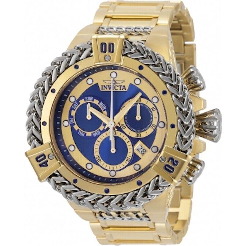 Invicta Bolt Hercules Men`s Quartz Chronograph S/steel Bracelet Watch 35573