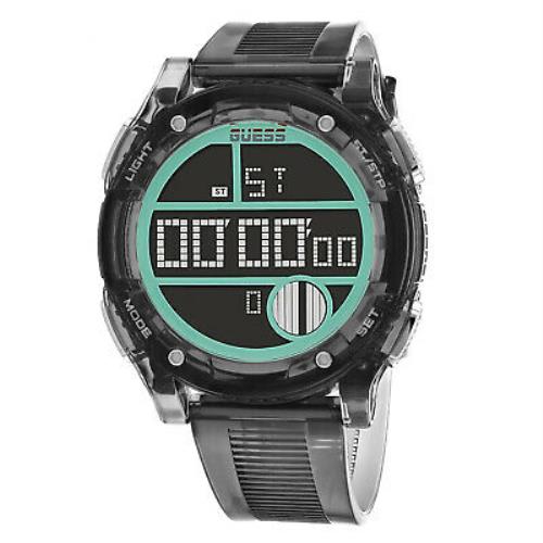 Guess Men`s Zip Black Dial Watch - GW0226G3