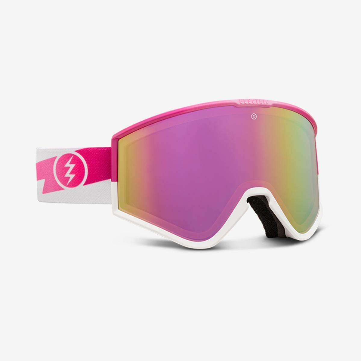 Electric Kleveland.s 2021 Goggles Pink Volt Pink Chrome