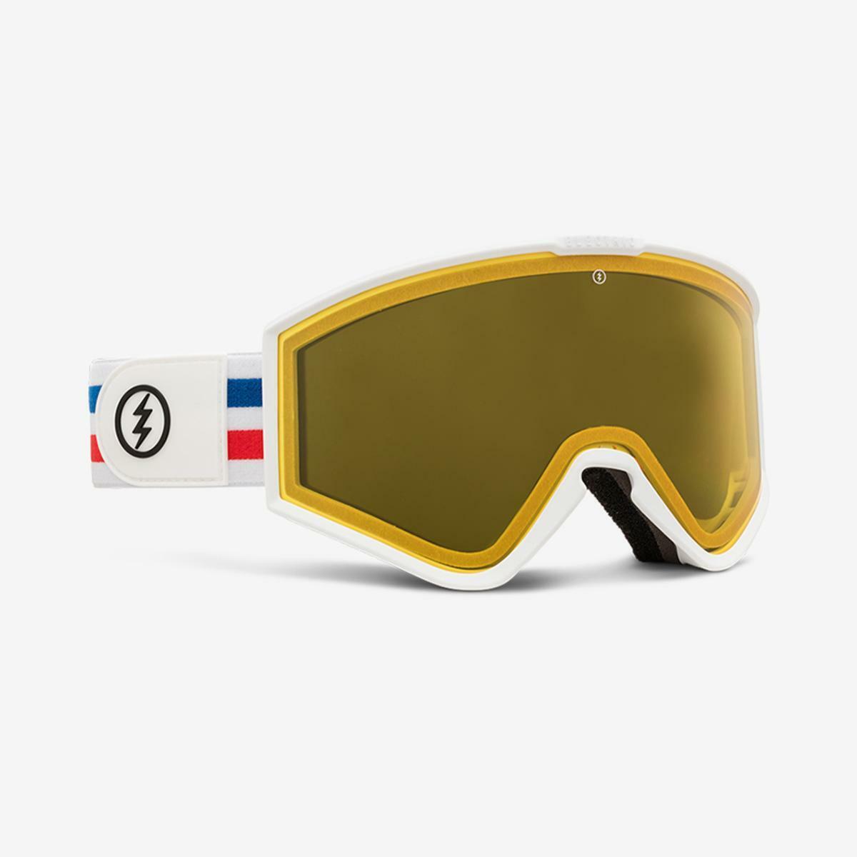 Electric Kleveland.s 2021 Goggles Old Glory Yellow+silver Chrome