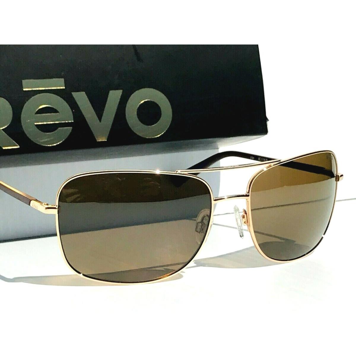 Revo sunglasses Summit - Gold Frame, Brown Lens