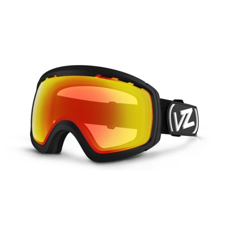 Von Zipper Feenom Snow Goggles Gloss Black / Clear Chrome Orange GMSN7FEN-BOC