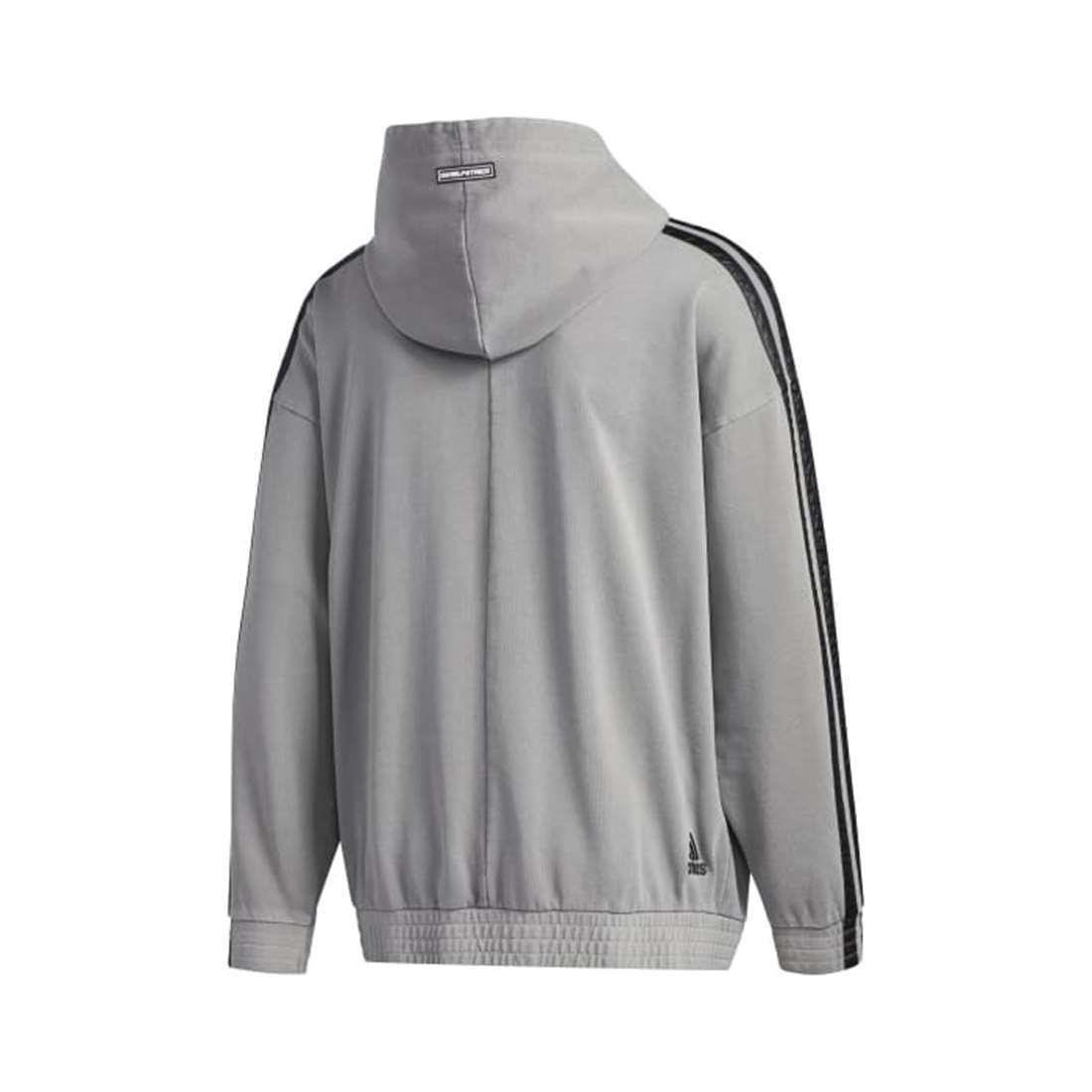 Adidas Hoodie Daniel Patrick x James Harden Grey Pullover Basketball Hoodie Regular