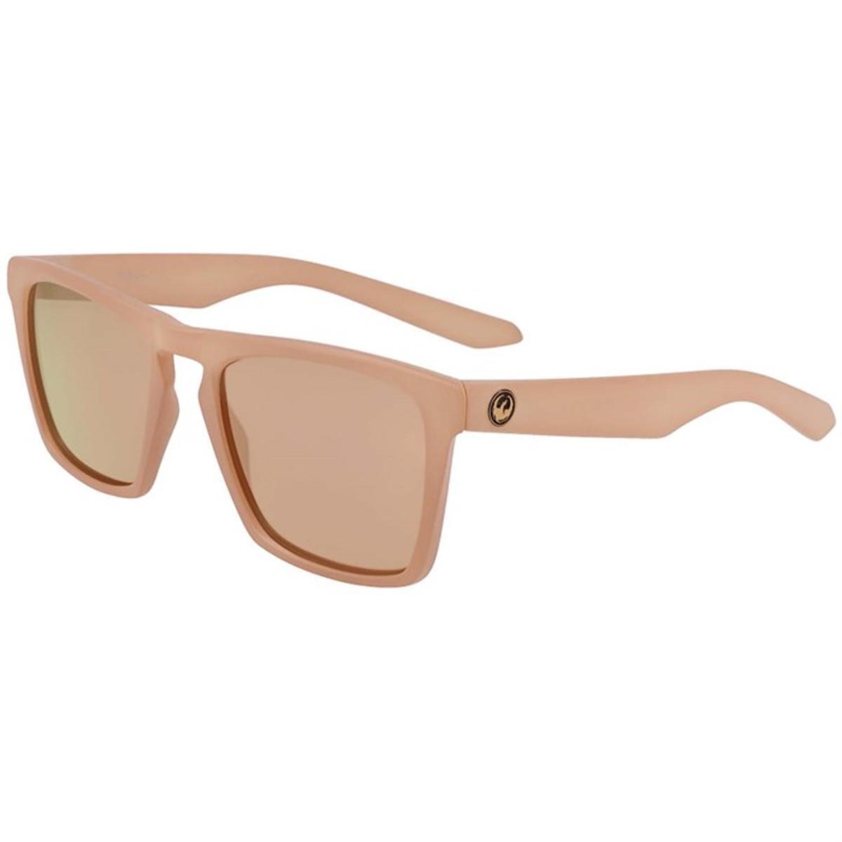 Dragon Drac Sunglasses Matte Seashell Lumalens Rose Gold