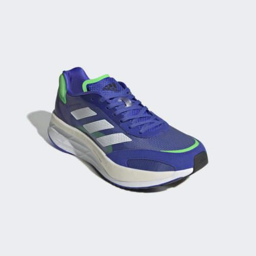 Adidas shoes Adizero Boston - Sonic Ink / Cloud White / Screaming Green 0