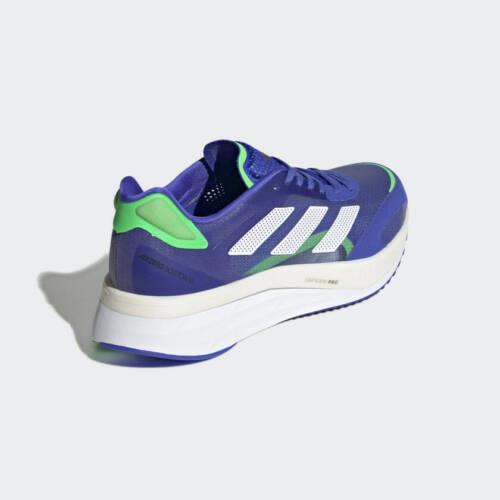 Adidas shoes Adizero Boston - Sonic Ink / Cloud White / Screaming Green 1