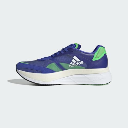 Adidas shoes Adizero Boston - Sonic Ink / Cloud White / Screaming Green 4