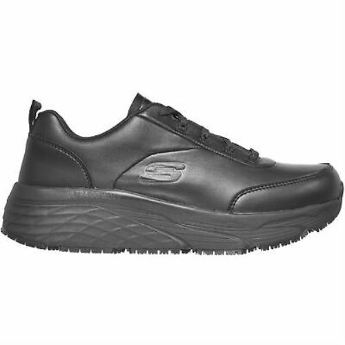 Skechers Men`s 200022 Max Cushioning Elite SR Filchner Slip Resistant Work Shoes - Black