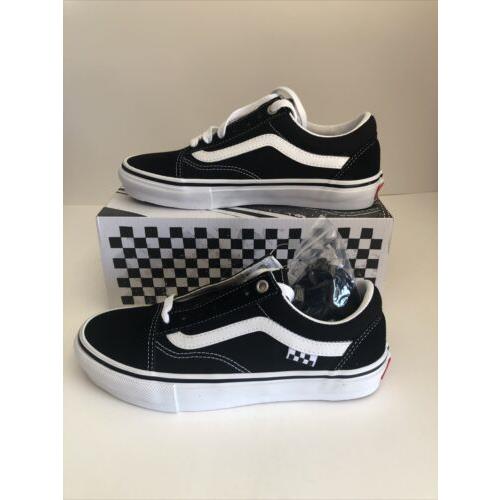 black and white vans size 5