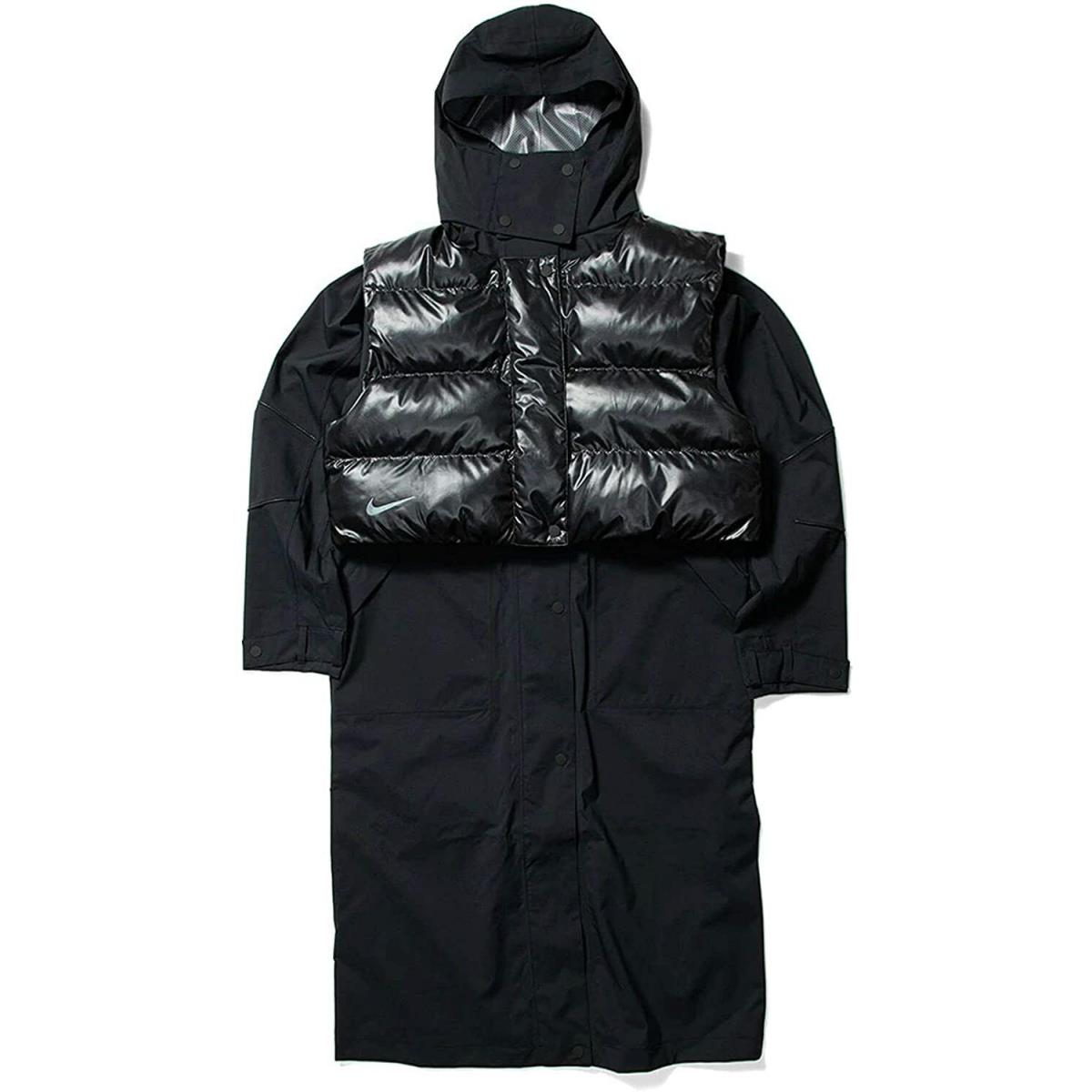 Nike Sportswear City Ready Hooded Jacket CJ4018-010 Black Size Xxl