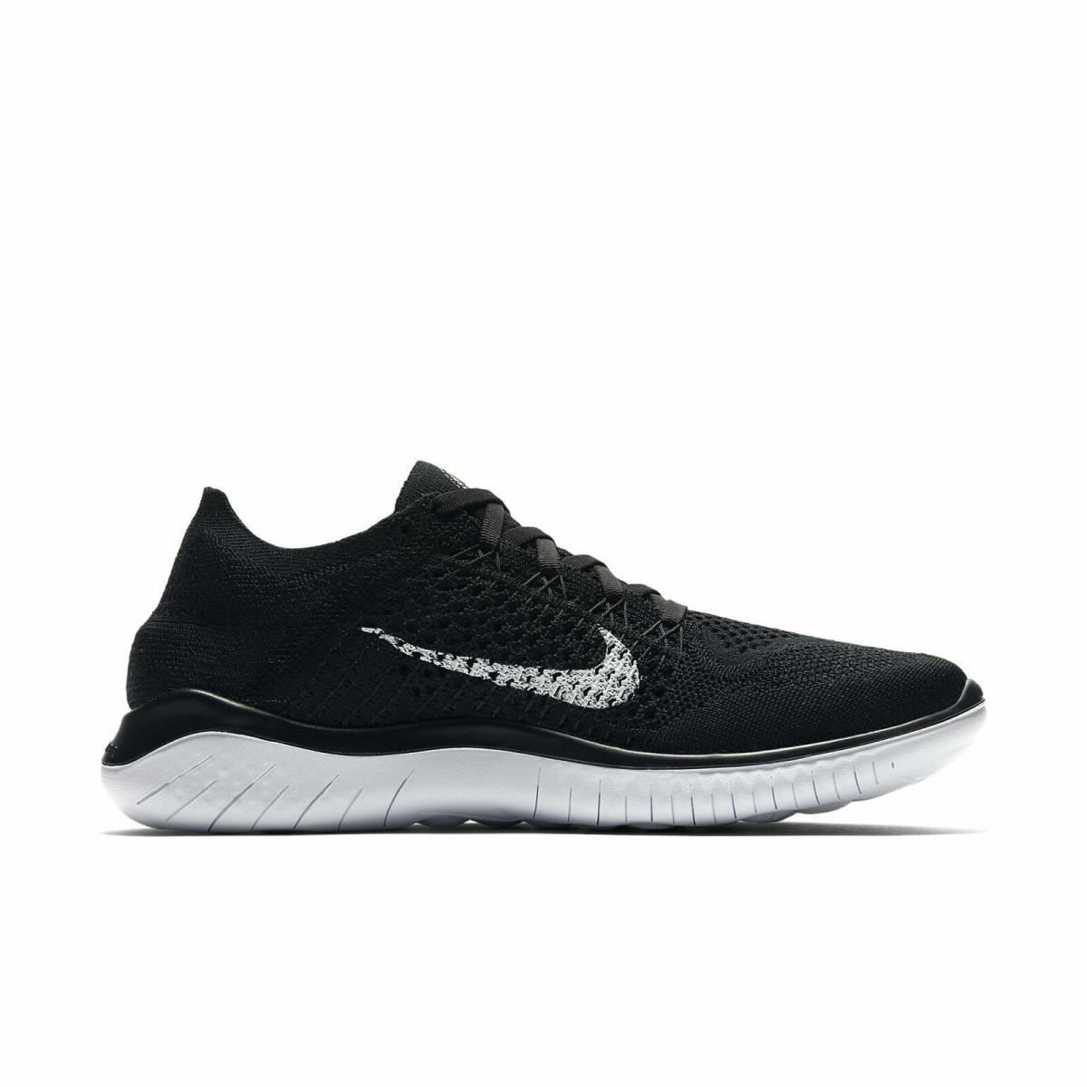 Nike shoes Free Flyknit - Black / White 0
