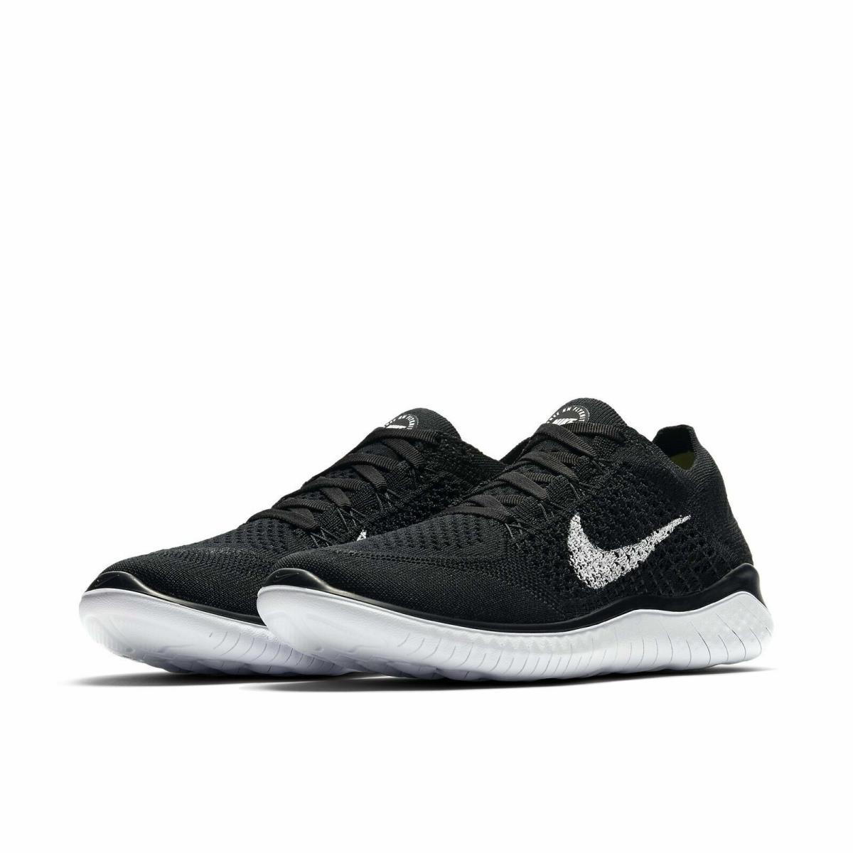 Nike shoes Free Flyknit - Black / White 1