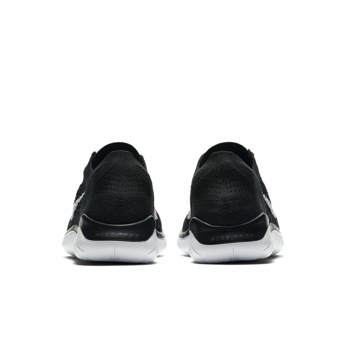 Nike shoes Free Flyknit - Black / White 4
