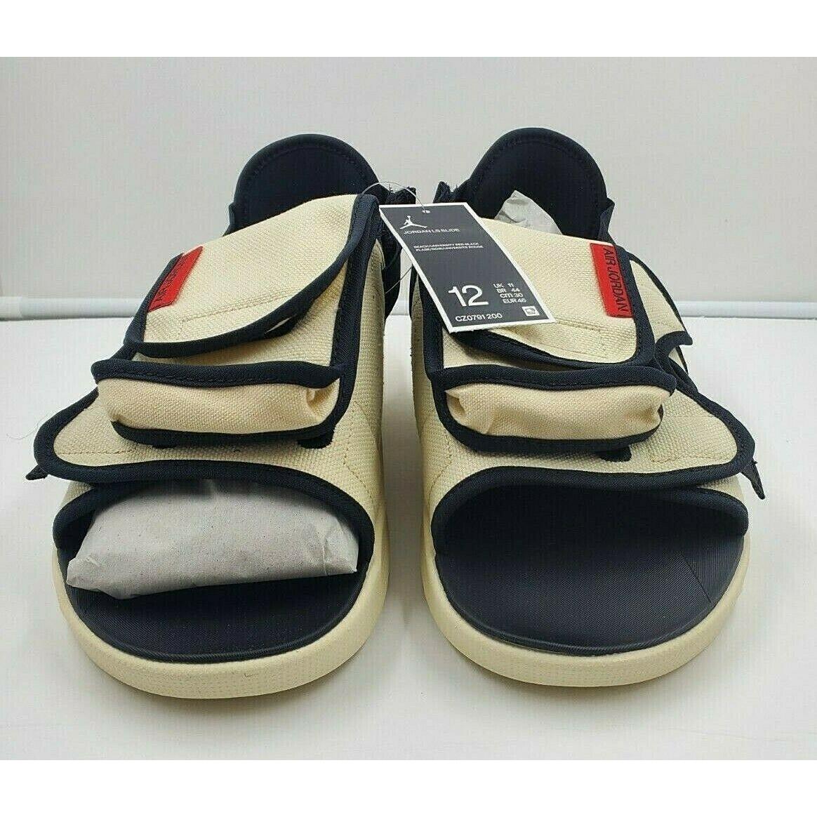Nike Jordan LS Slide Sandals Shoes Bulls Colors Mens CZ0791 200 Rare