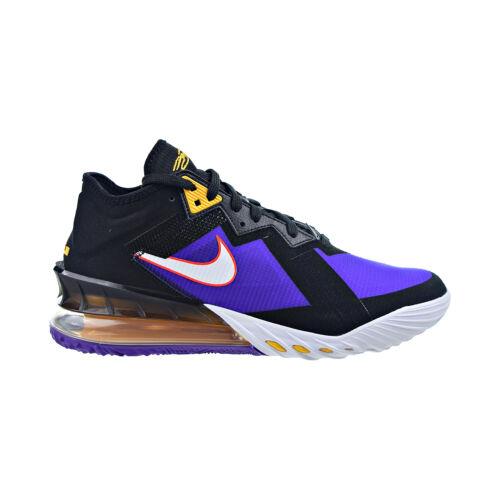 Nike Lebron Xviii Low Acg Terra Men`s Basketball Shoes Black-white CV7562-003 - Black-White-Fierce Purple