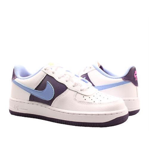 Nike Air Force 1 LV8 HO20 GS White/royal Pulse Big Kids Shoes CT3841-100 - Purple