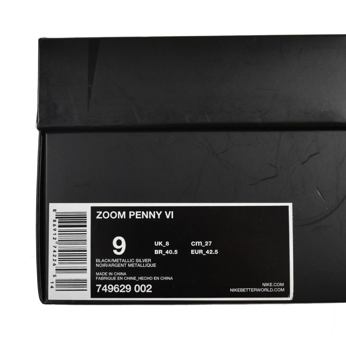 Nike shoes Zoom Penny - Black 3