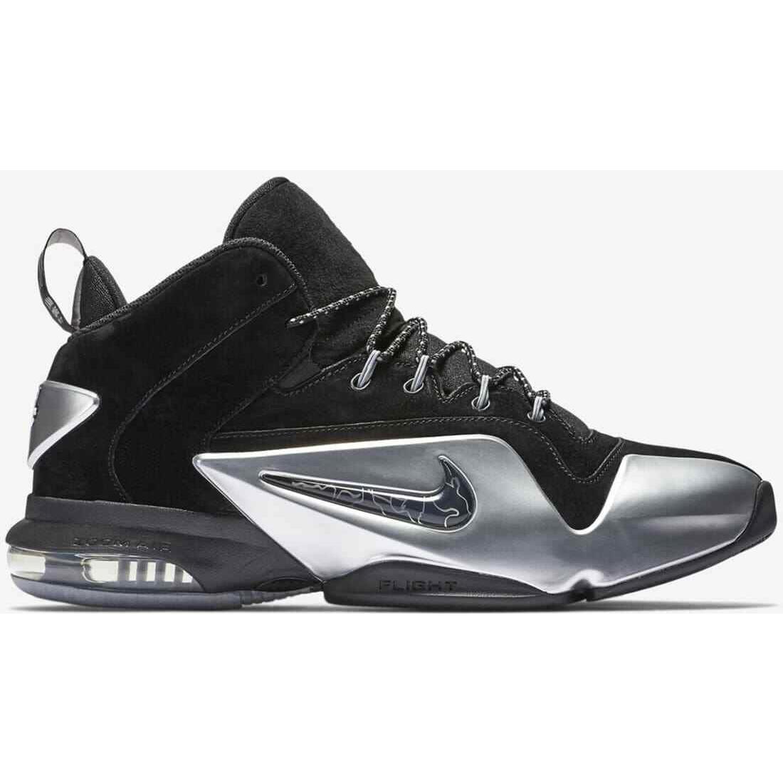 Nike Black Silver Zoom Penny VI Basketball Shoes 749629-002 9