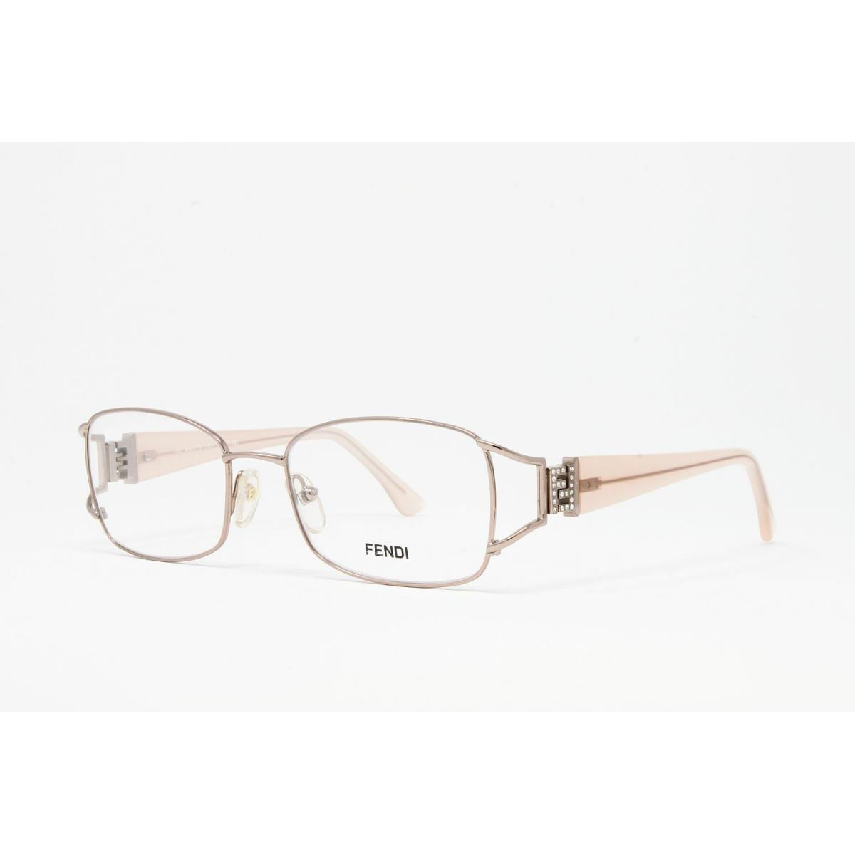 Fendi F848R 688 Women`s Eyeglasses Shiny Rose Stones 52mm