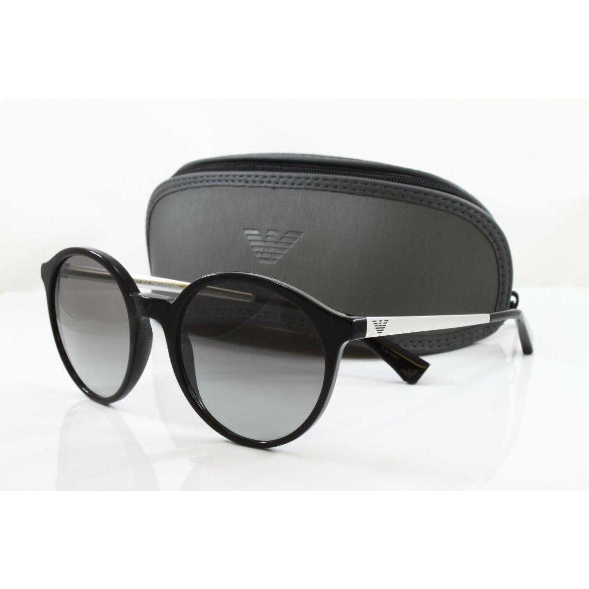 Emporio Armani EA4134-501711 Women`s Round Sunglasses Black 53mm