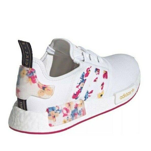 Adidas shoes NMD - White/Floral 1