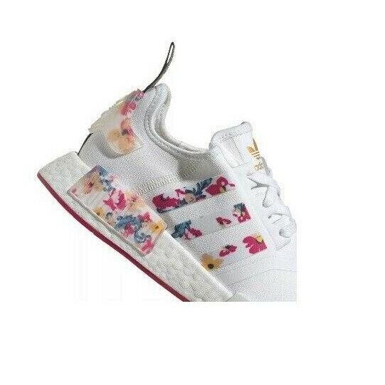Adidas shoes NMD - White/Floral 2