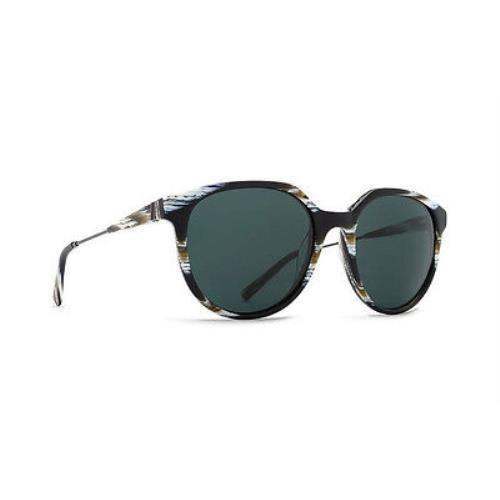 Von Zipper Hyde Sunglasses - Horn Gunmetal Satin - Grey - Hyd-hog - Horn Gunmetal Satin Frame, Grey Lens