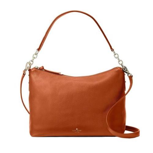 Kate Spade Larchmont Avenue Alena Shoulder Bag Warm Cognac Brown Tan