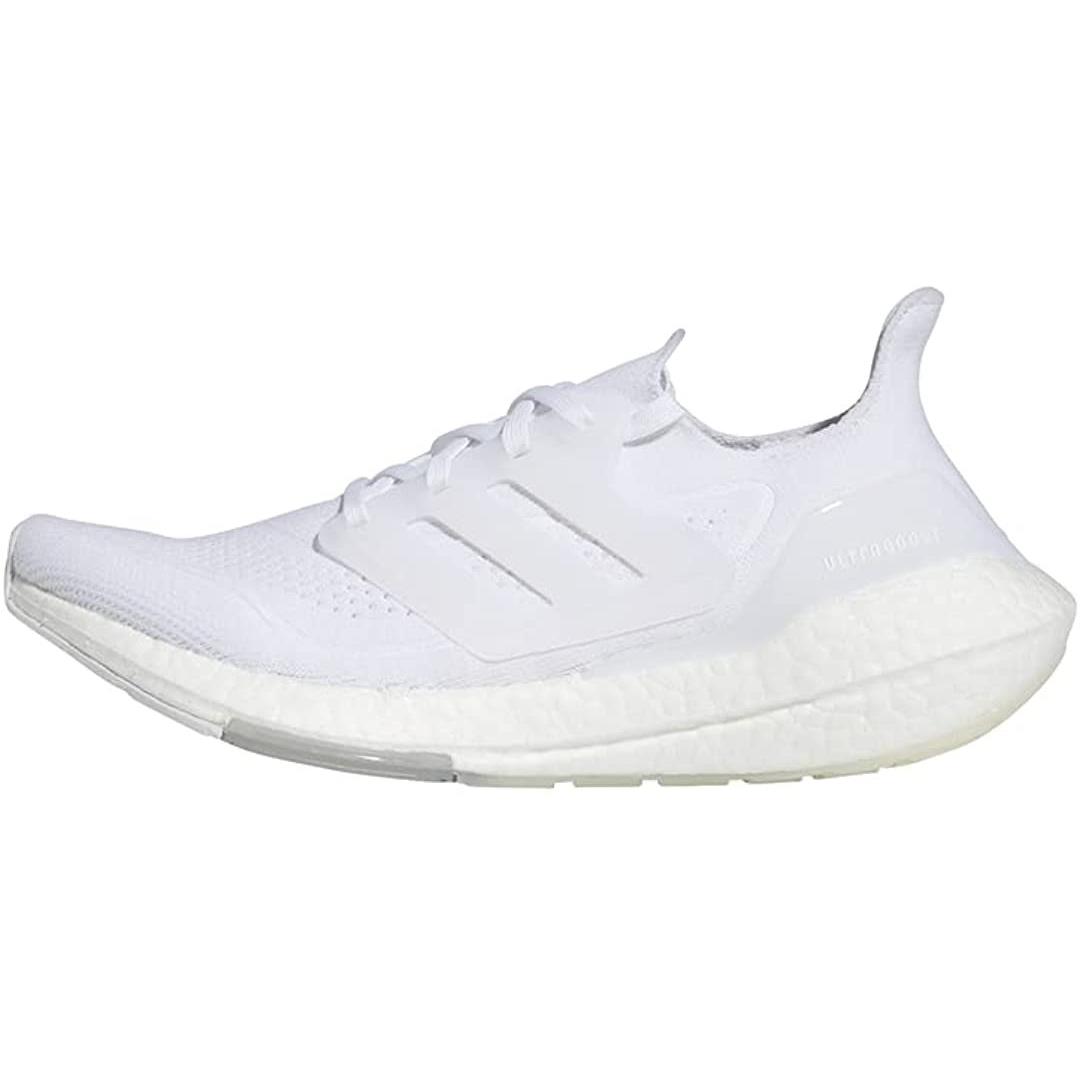 Adidas Women`s Ultraboost 21 Running Shoe White/White/Grey