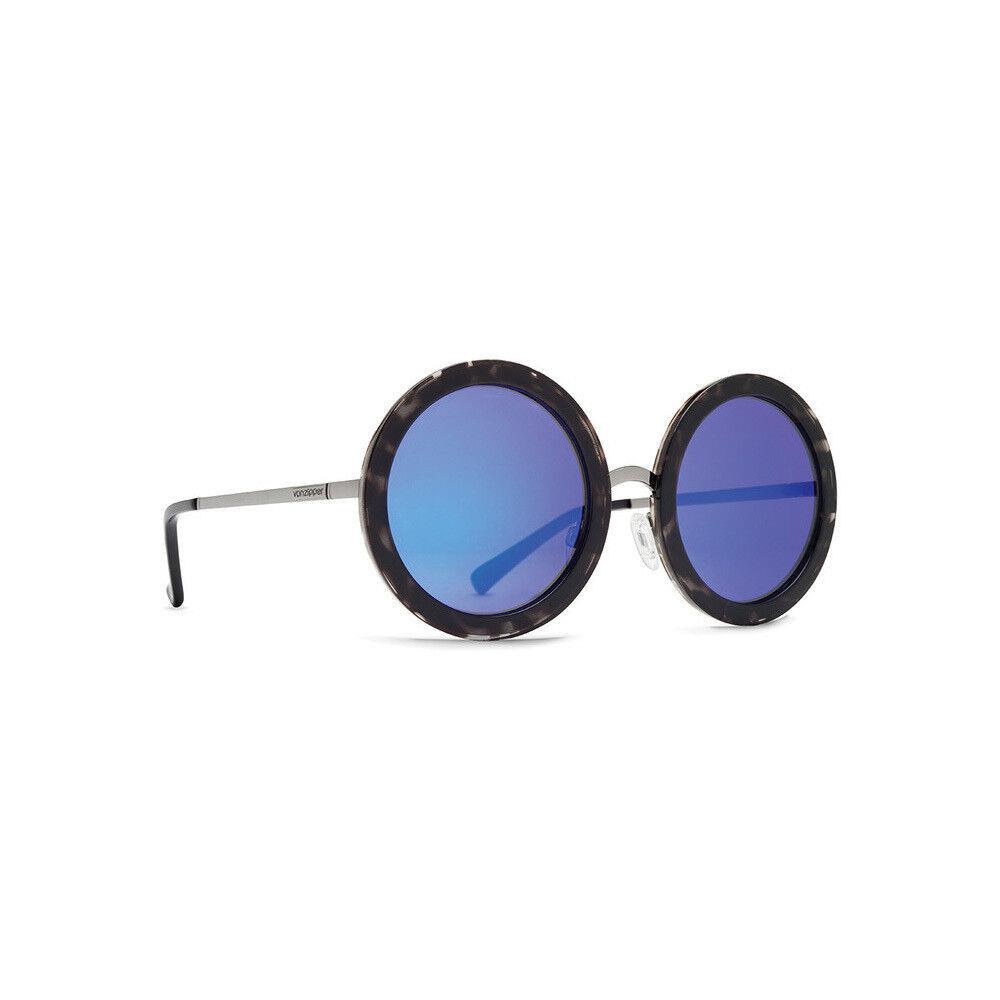 Von Zipper Fling Sunglasses - Black Tortoise - Blue Chrome - Fli-btb - Black Tortoise Frame, Blue Chrome Lens