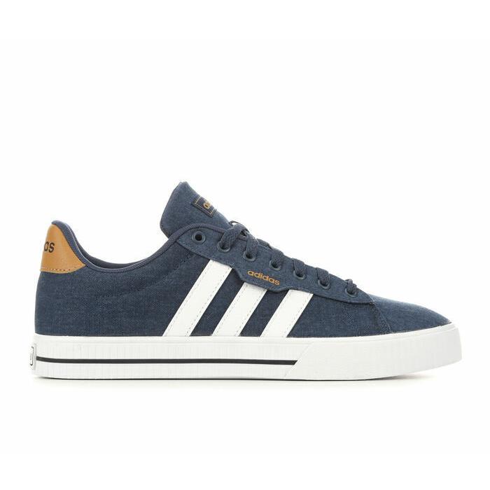 Adidas Daily 3.0 Mens Canvas Ortholite Low Top Casual Fashion Sneakers Shoe Blue