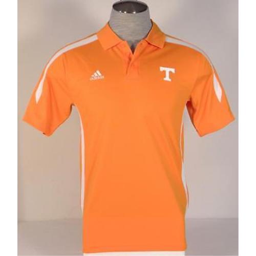 Adidas Climalite Collegiate Orange Tennessee Short Sleeve Polo Shirt Men`s