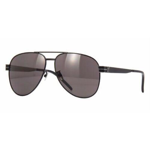 Yves Saint Laurent SL M53 001 Sunglasses Black Frame Black Lenses 60mm ...