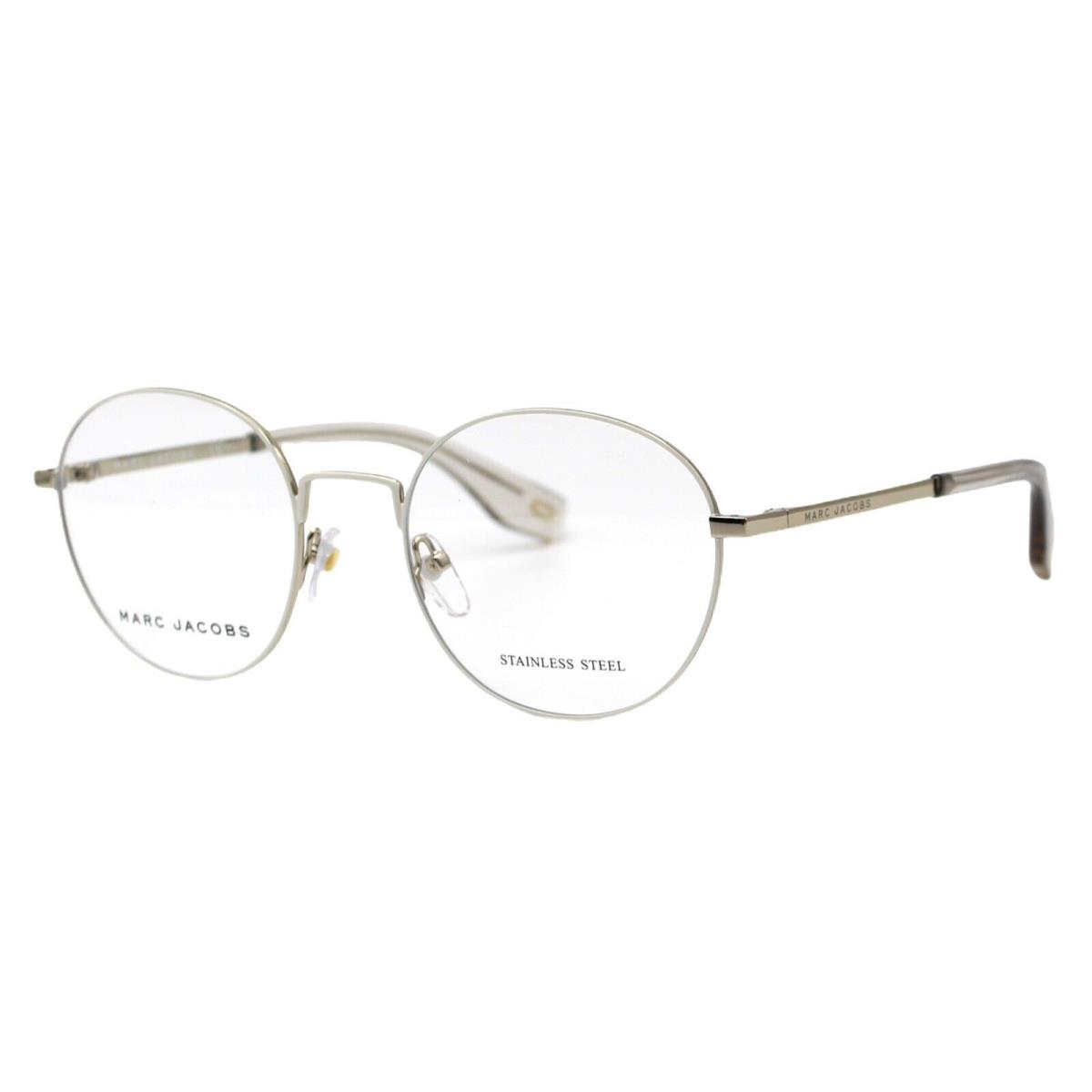 Marc Jacobs Marc 272 24S White Gold Round Unisex Eyeglasses 53-20-140 W/case