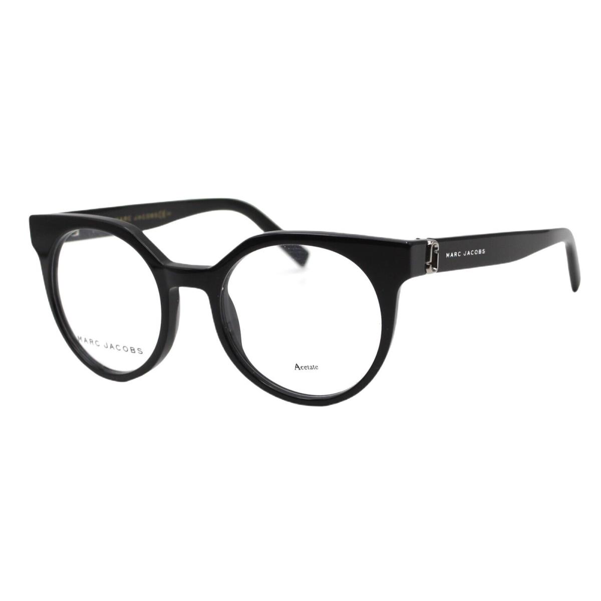 Marc Jacobs Marc 114 807 Black Women s Plastic Eyeglasses 50-20-135 W/case
