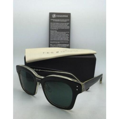 F.c.g. Vonzipper Sunglasses VZ Belafonte Brown Crystal Frame W/vintage Grey Lens