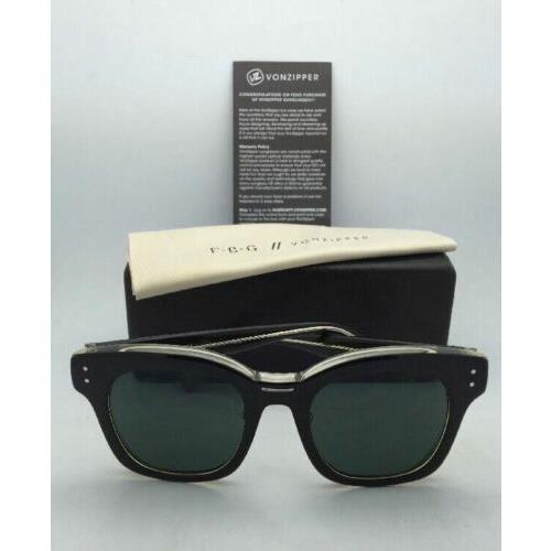 VonZipper sunglasses BELAFONTE - Brown Crystal Frame, Vintage Grey (grey-green) Lens