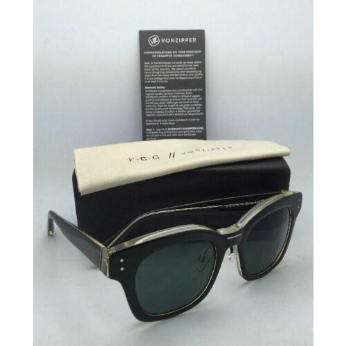 VonZipper sunglasses BELAFONTE - Brown Crystal Frame, Vintage Grey (grey-green) Lens