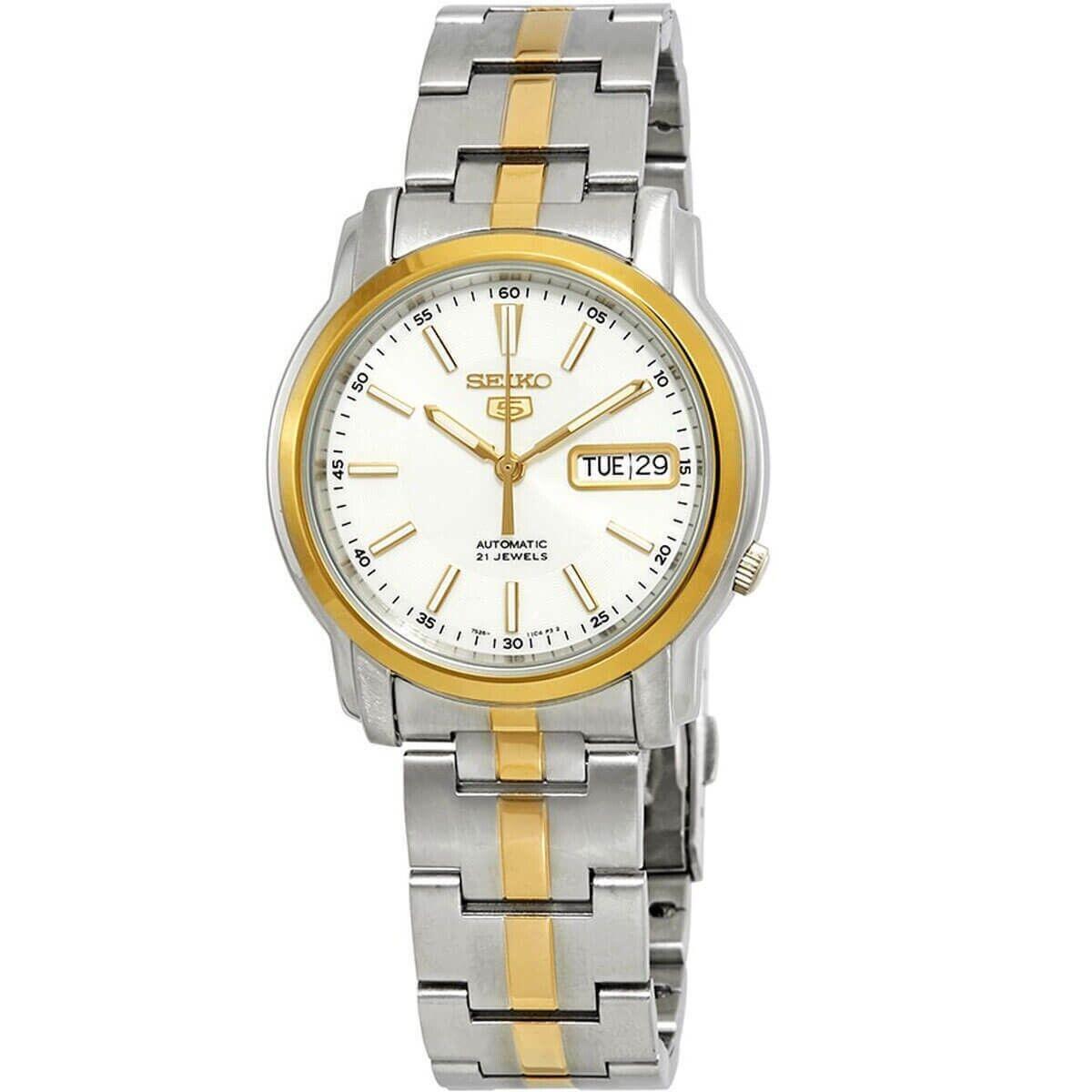 Seiko SNKL84K1 Men`s Sport Automatic Stainless Steel Two Tone Day/date.wr