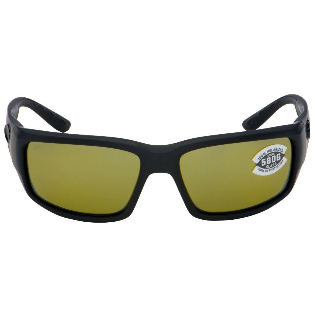 Costa Del Mar Fantail Sunglasses Blackout/sunrise Silver Mirror 580Glass - Blackout Frame, Sunrise Silver Mirror 580Glass Lens