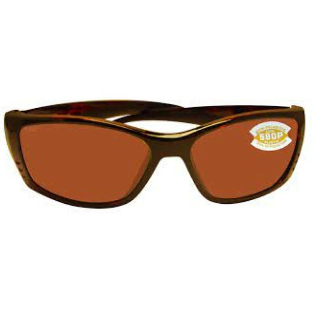 Costa Del Mar Fisch Sunglasses Tortoise/copper 580Plastic - Tortoise Frame, Copper 580Plastic Lens