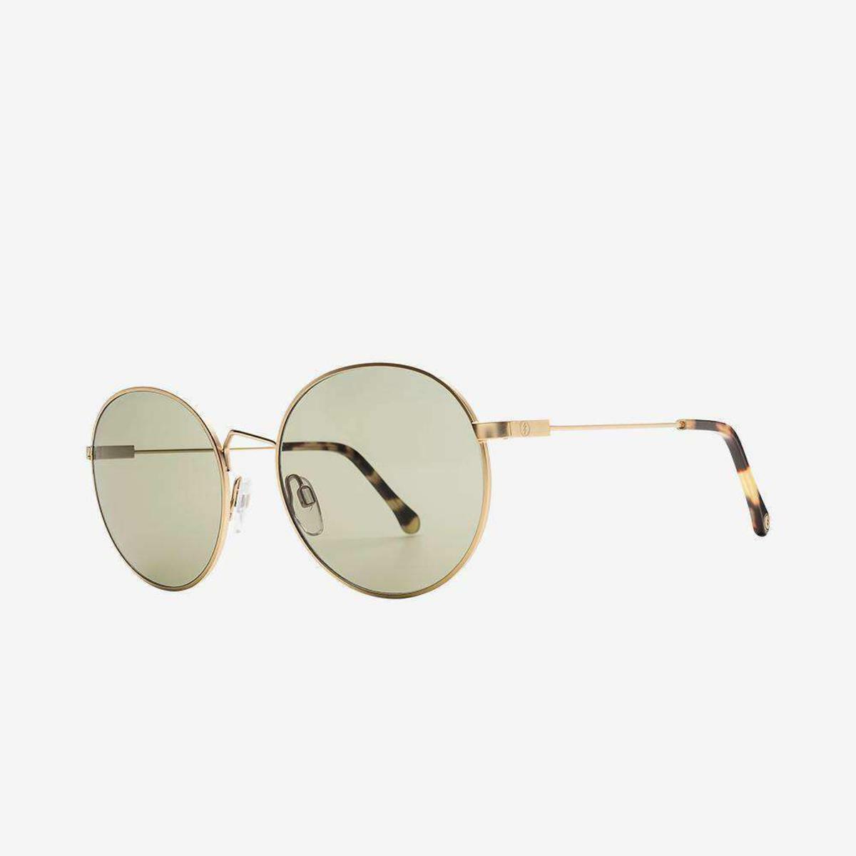 Electric Hampton Sunglasses Light Gold Vintage Green