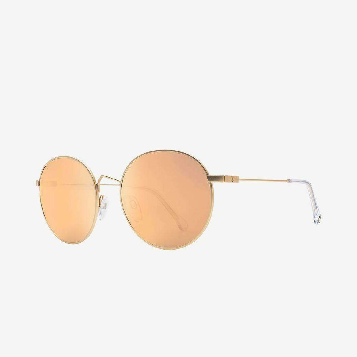 Electric Hampton Sunglasses Light Gold Champagne Chrome Gradient