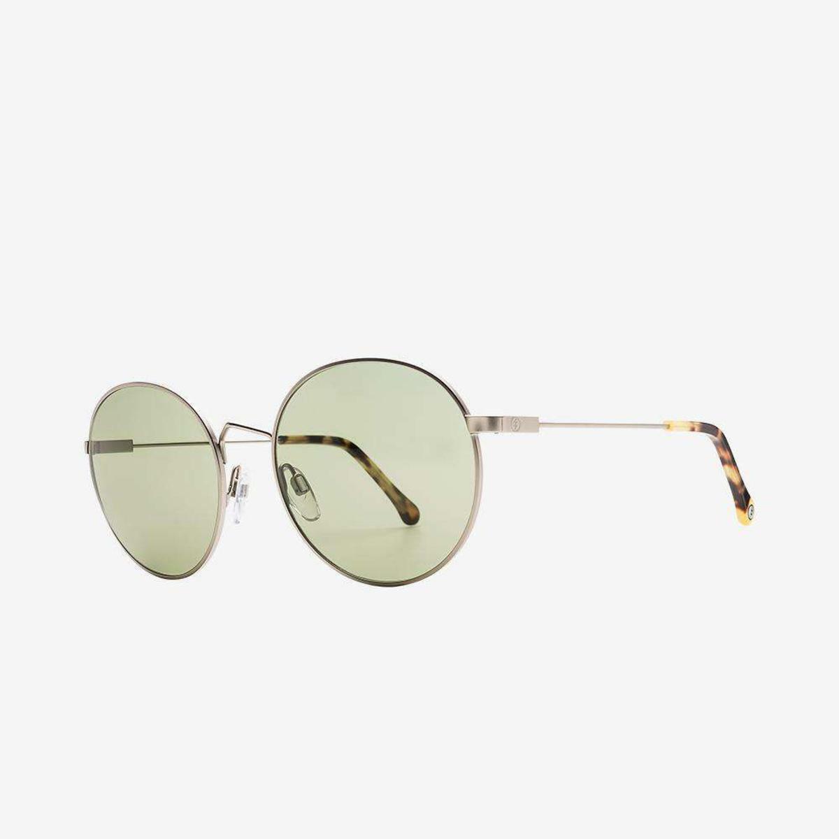 Electric Hampton Sunglasses Silver Vintage Green