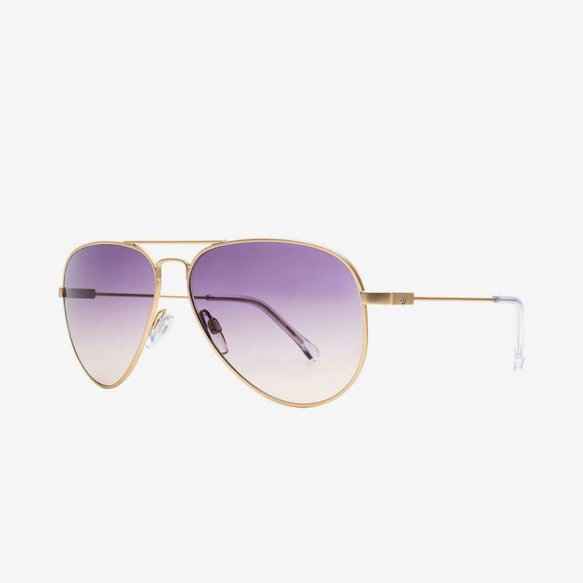 Electric AV1 Legacy Sunglasses Light Gold Purple Gradient